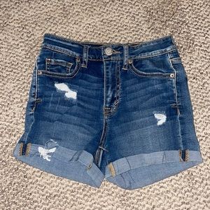 Women’s Aeropostale jeans shorts high waisted midi